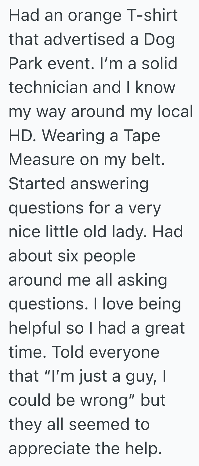 Screenshot 2025 07 14 at 11.07.24 AM One Home Depot Customer Helped A Stranger Without Thinking Twice, But Then She Learned He Didn’t Even Work There